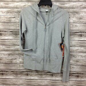 Dickies Girl Fleece Gray Jacket Dickies Girl Juniors Size Small Zip Front